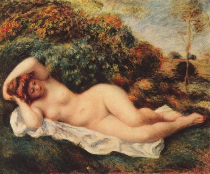Badende kvinne - Pierre-Auguste Renoir