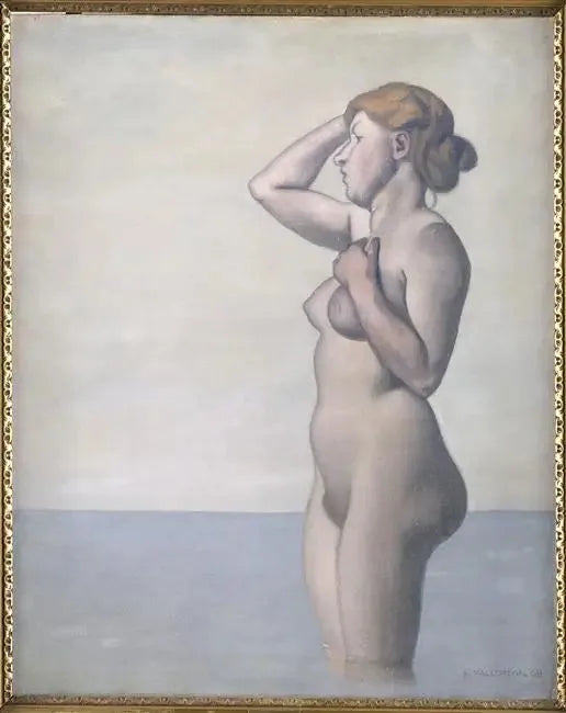Profilbaderinne, grå himmel - Félix Vallotton

Source:
Baigneuse de profil, ciel gris - Félix Vallotton