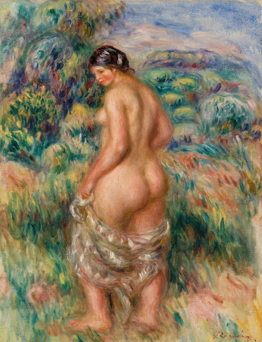 Stående badende - Pierre-Auguste Renoir