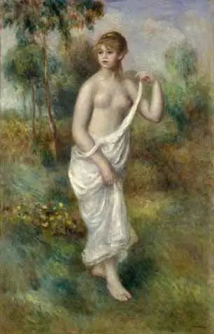 Badende kvinne - Pierre-Auguste Renoir