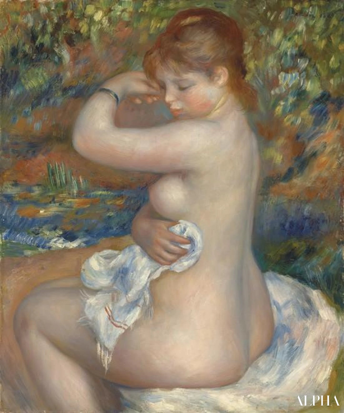Bader - Pierre-Auguste Renoir - Høykvalitets reproduksjoner av malerier og bilder