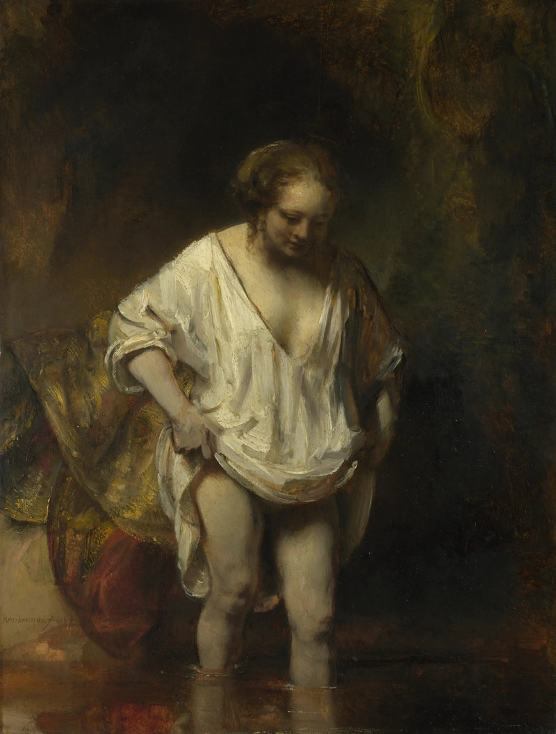 Badende kvinne - Rembrandt