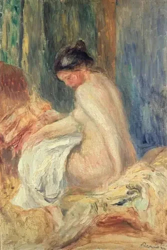 Badende kvinne - Pierre-Auguste Renoir