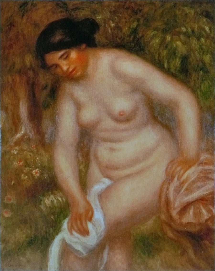 Badende kvinne som tørker seg - Pierre-Auguste Renoir