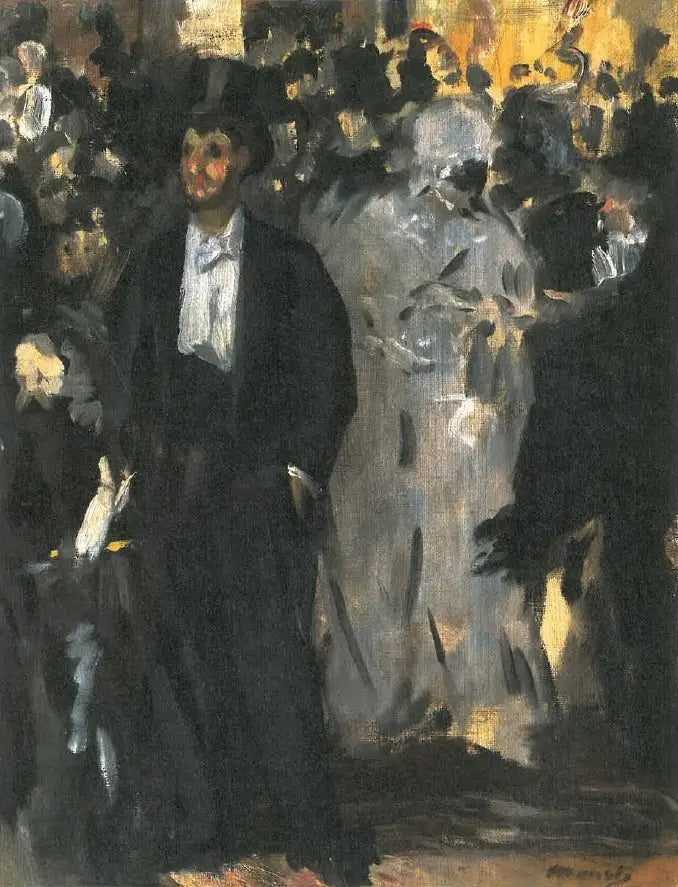 Maskerade på operaen - Édouard Manet