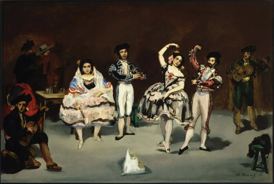 Spansk ballett - Édouard Manet