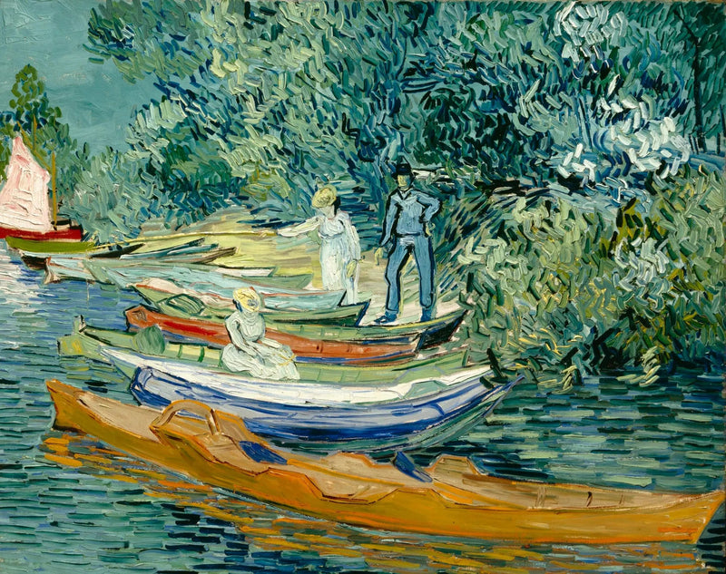 Oise-banken i Auvers - Vincent van Gogh