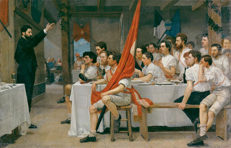 Gymnastikkens bankett - Ferdinand Hodler
