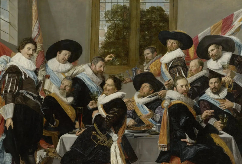 Bankett for offiserene i bueskytterkorpset i Saint-Adrien - Frans Hals

Source:
Banquet des officiers du corps des archers de Saint-Adrien - Frans Hals