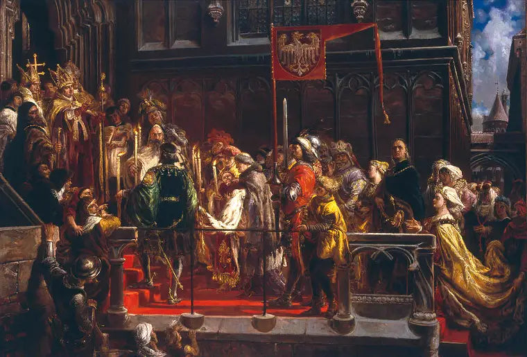 Dåp av Ladislas av Varna 18.II.1425. - Jan Matejko

Source:
Baptême de Ladislas de Varna 18.II.1425. - Jan Matejko