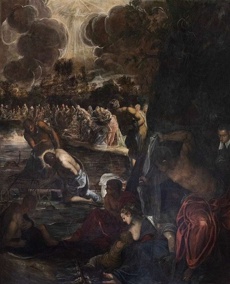 Dåpen av Kristus - Jacopo Tintoretto