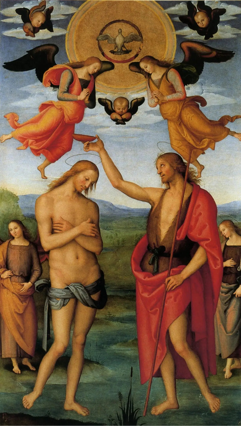 Dåpen av Kristus - Pietro Perugino