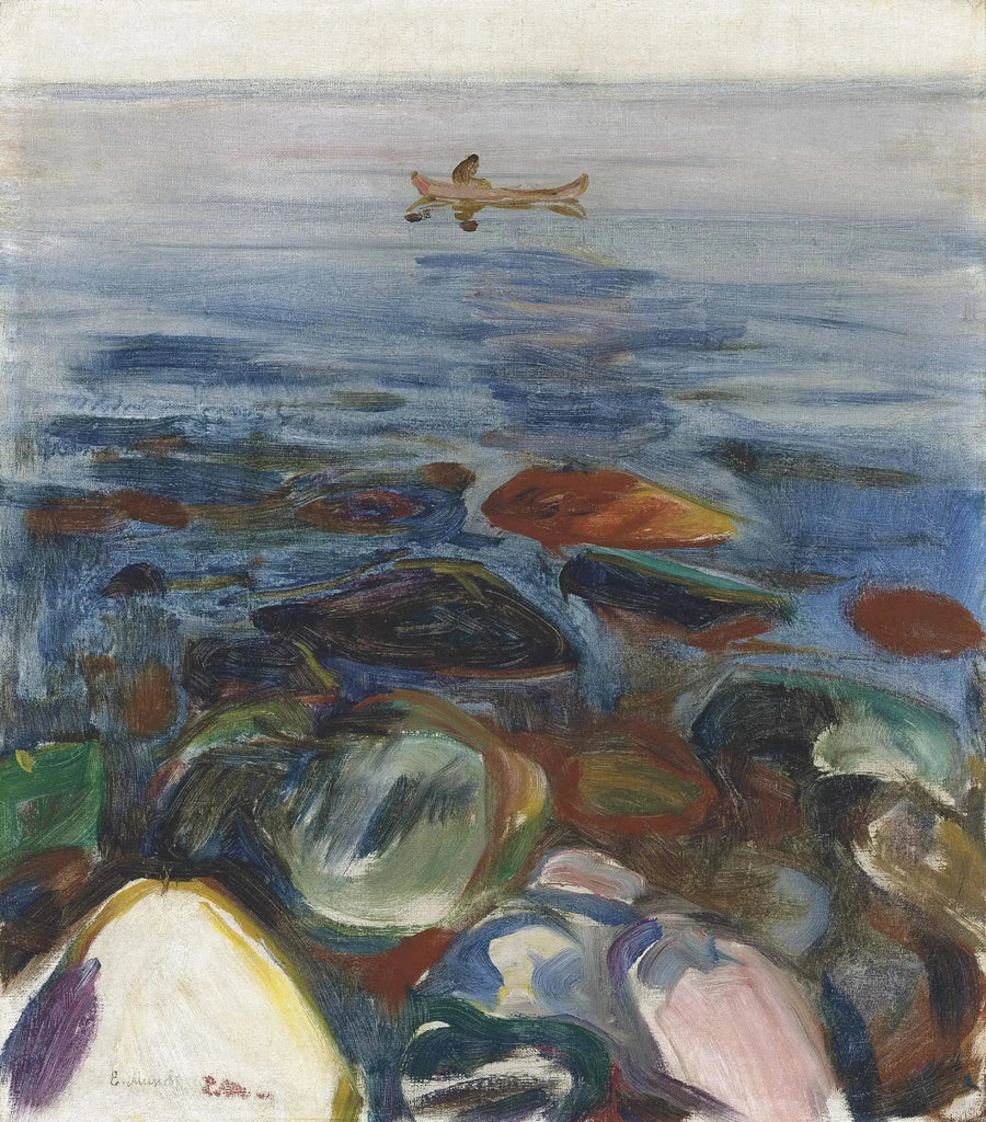 Båt på havet - Edvard Munch
