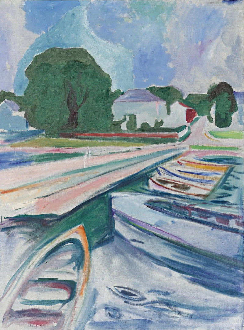Båter i Åsgårdstrand - Edvard Munch