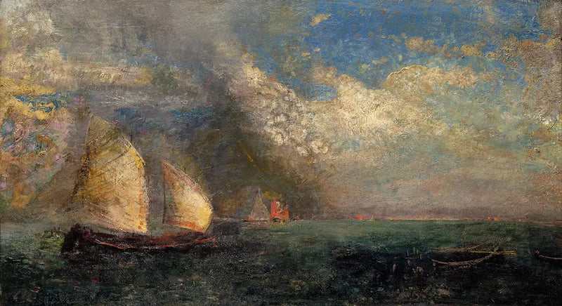 Båter. Minne fra Venezia - Odilon Redon