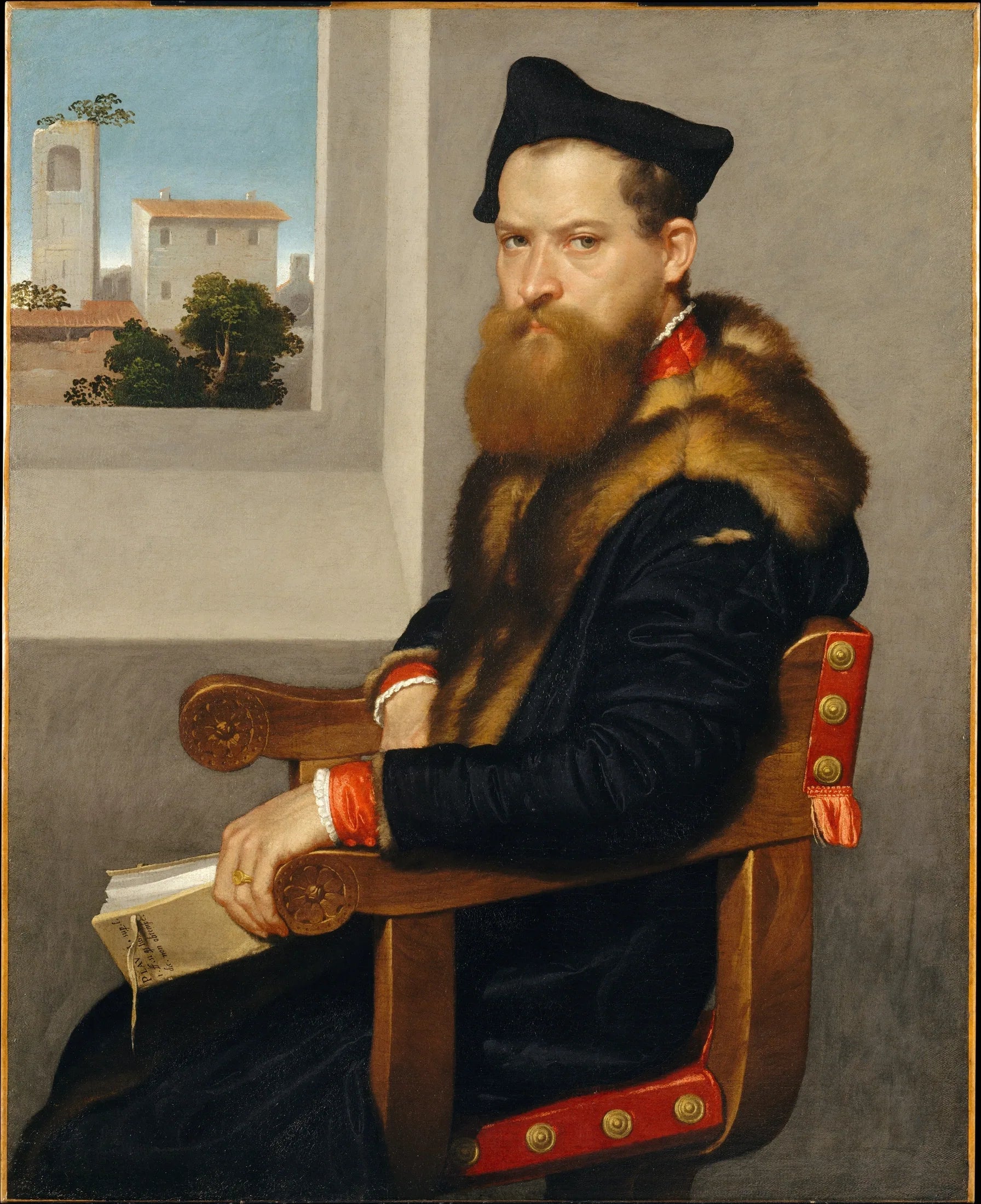 Bartolommeo Bonghi (mort en 1584) - Giovanni Battista Moroni image 1 reproduction artisanale de tableau
