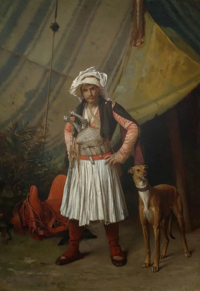 Bashi-Bouzouk og hunden hans - Jean-Léon Gérôme