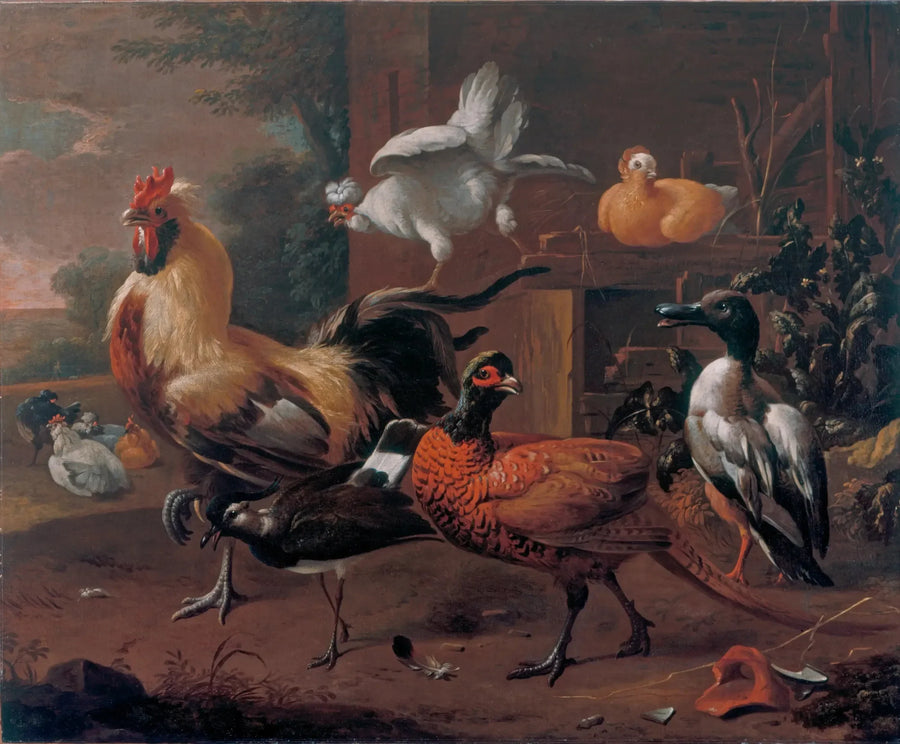 Fjøs - Melchior de Hondecoeter