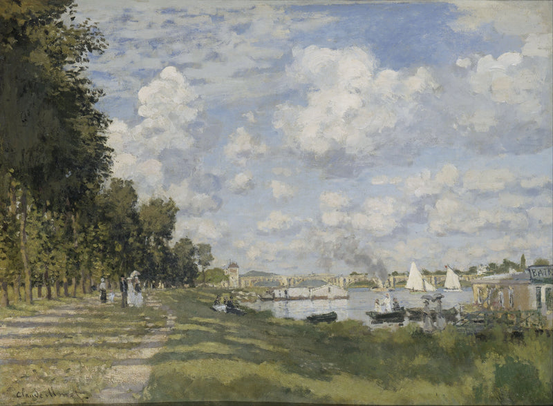 Argenteuil-bassenget W225 - Claude Monet