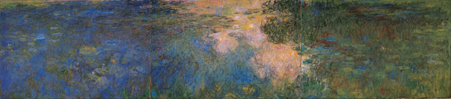Vannliljebassenget, Beyeler triptych W1968 -1970 - Claude Monet