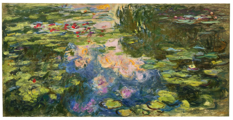 Vannliljebassenget, privat samling W1897 - Claude Monet