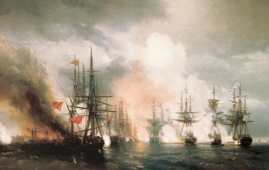 Slaget ved Sinop - Ivan Aivazovskij

Source:
Bataille de Sinope - Ivan Aïvazovski