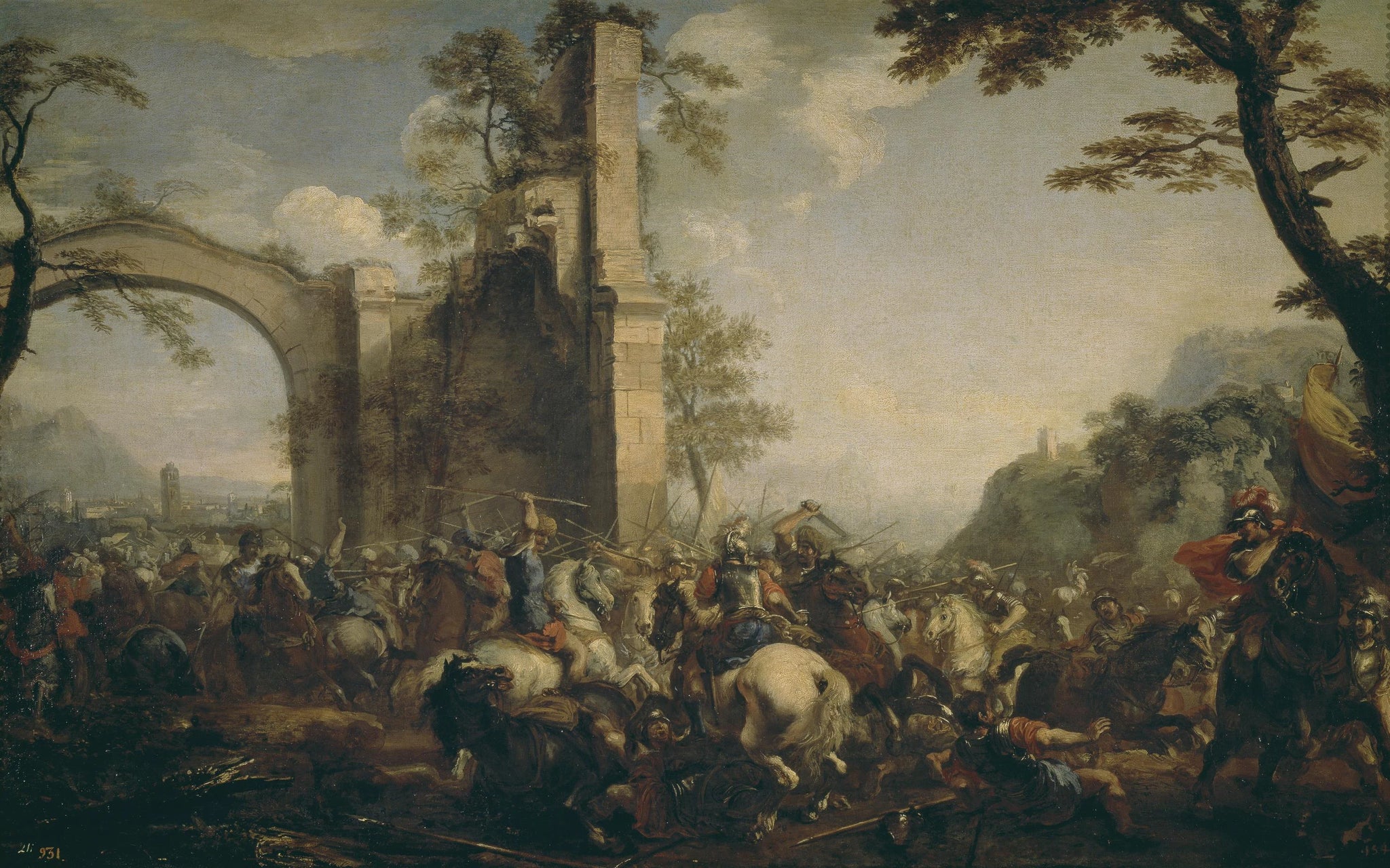 Bataille entre Chrétiens et Musulmans - Jacques Courtois