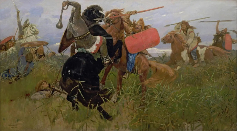 Slag mellom skytterne og slavene - Viktor Vasnetsov

Source:
Bataille entre les Scythes et les Slaves - Viktor Vasnetsov