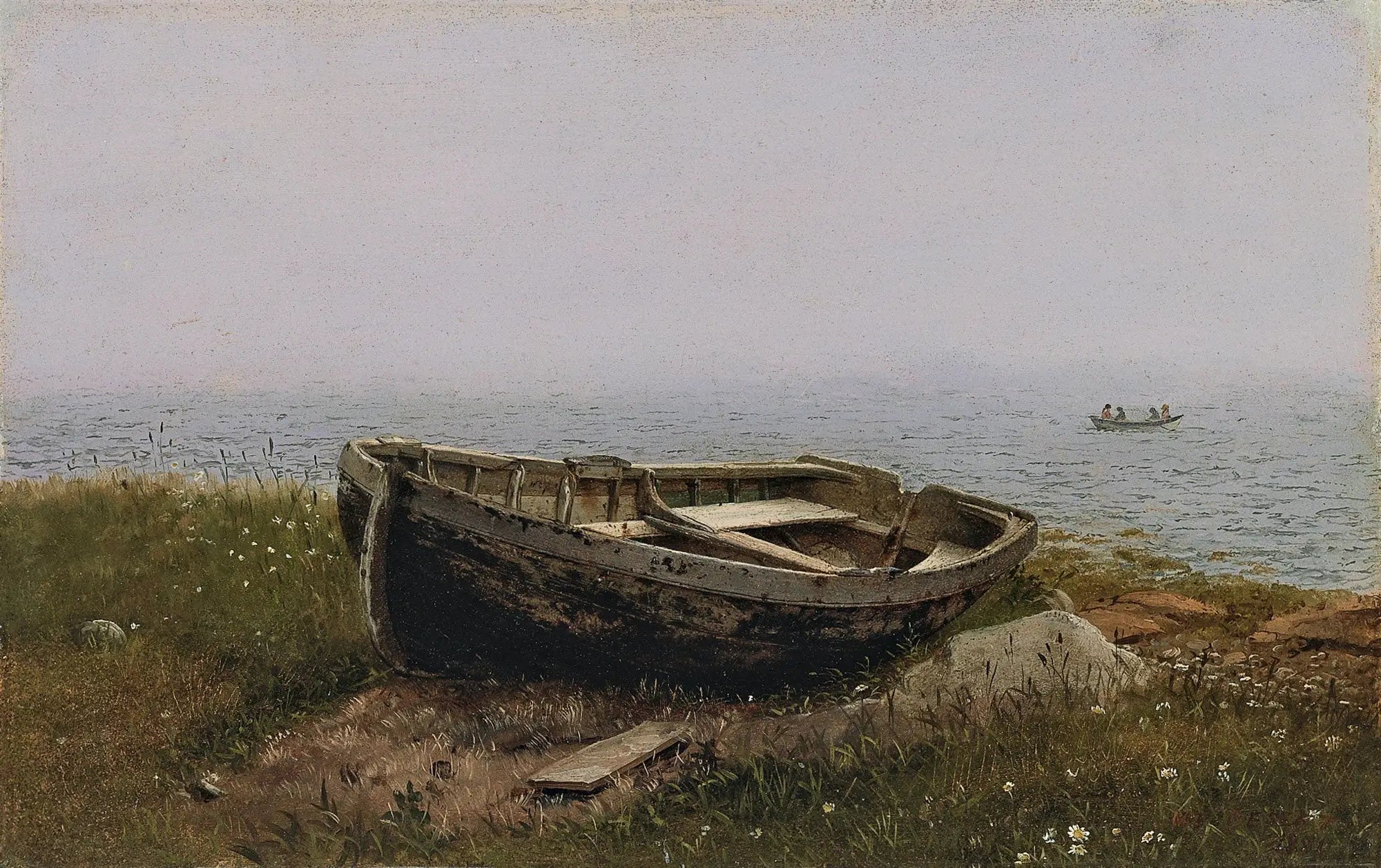 Bateau abandonné - Frederic Edwin Church - Alpha Reproduction