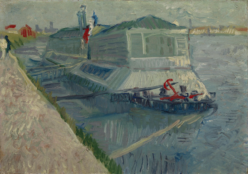 Vaskebåten på Seinen i Asnières - Vincent van Gogh