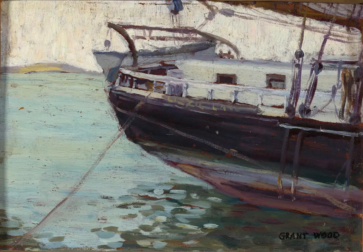 Bateau - Grant Wood - Alpha Reproduction