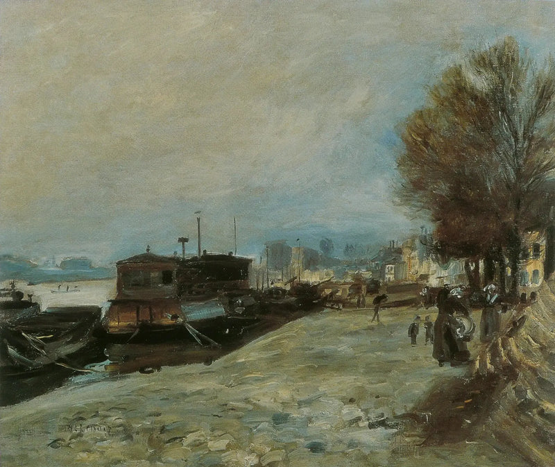 Vaskebåt på Seinen - Pierre-Auguste Renoir