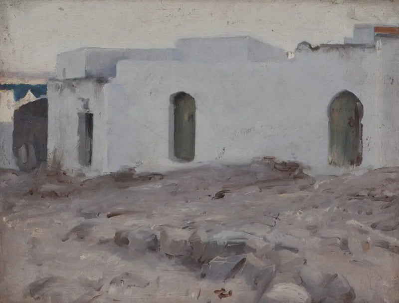 Moorish bygninger i overskyet vær - John Singer Sargent
