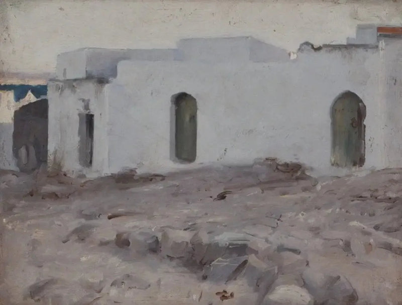 Moorish bygninger i overskyet vær - John Singer Sargent