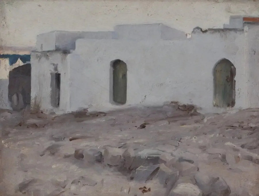 Moorish bygninger i overskyet vær - John Singer Sargent