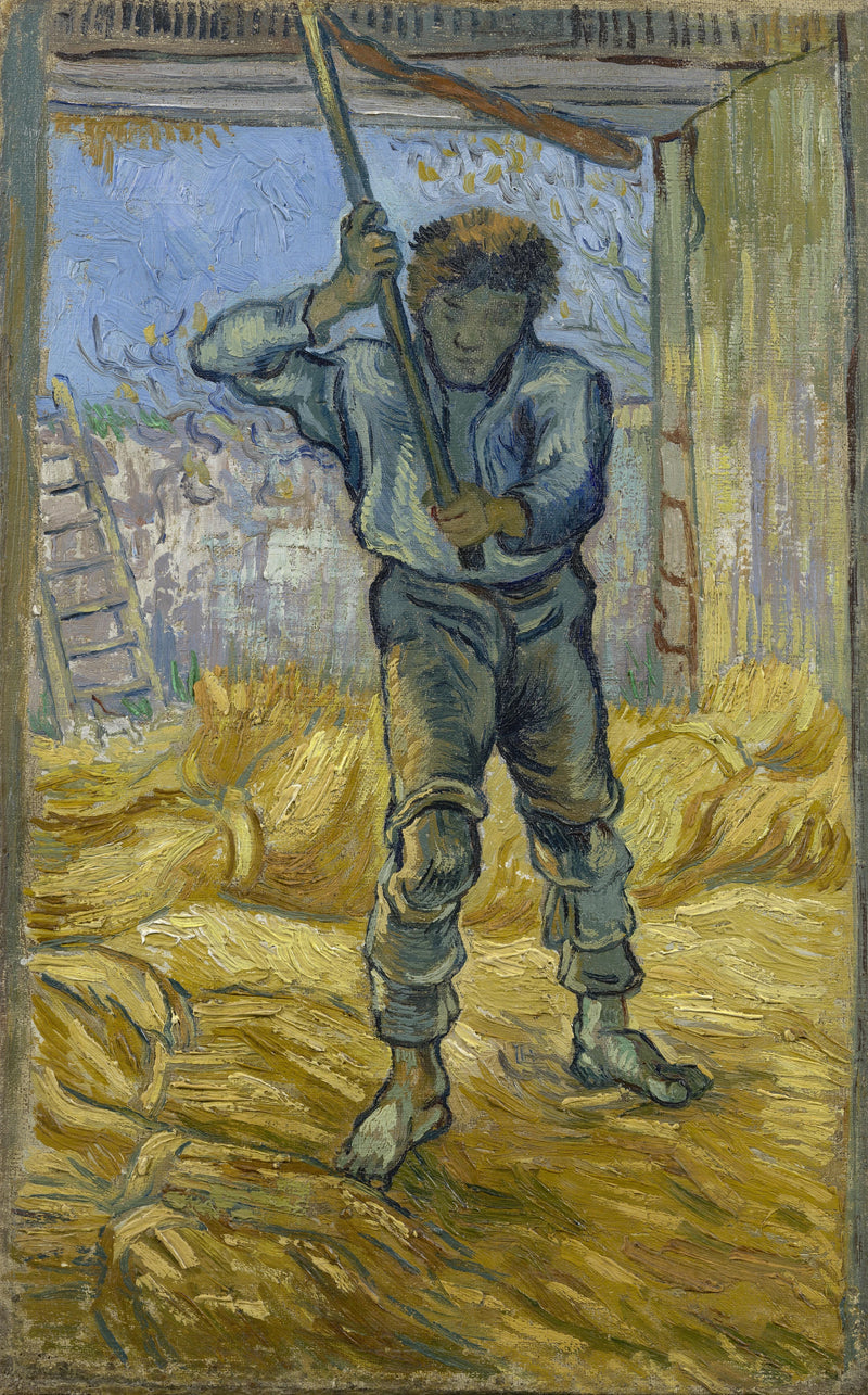 Slåmaskinen (etter Millet) - Vincent van Gogh
