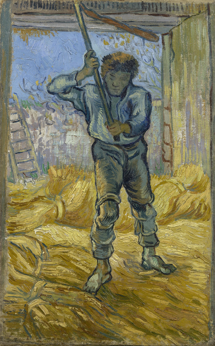 Slåmaskinen (etter Millet) - Vincent van Gogh
