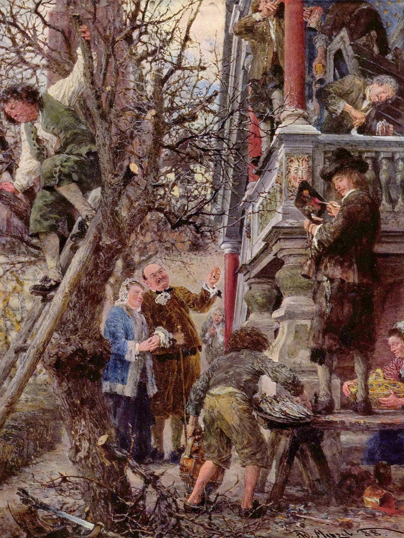 Beati Possidentes (Velsignede de som har) - Adolph von Menzel