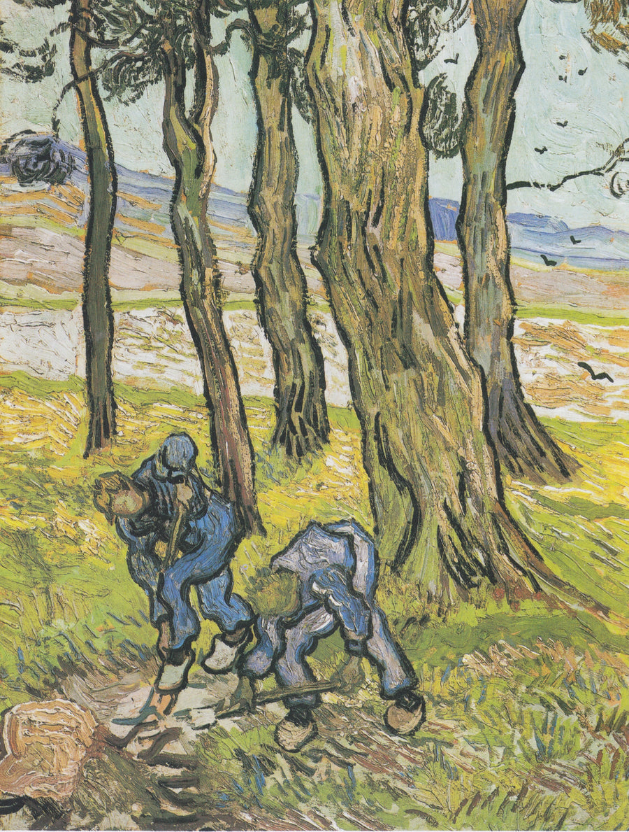 To gravrøtter blant trærne / Gravrøttene - Vincent van Gogh