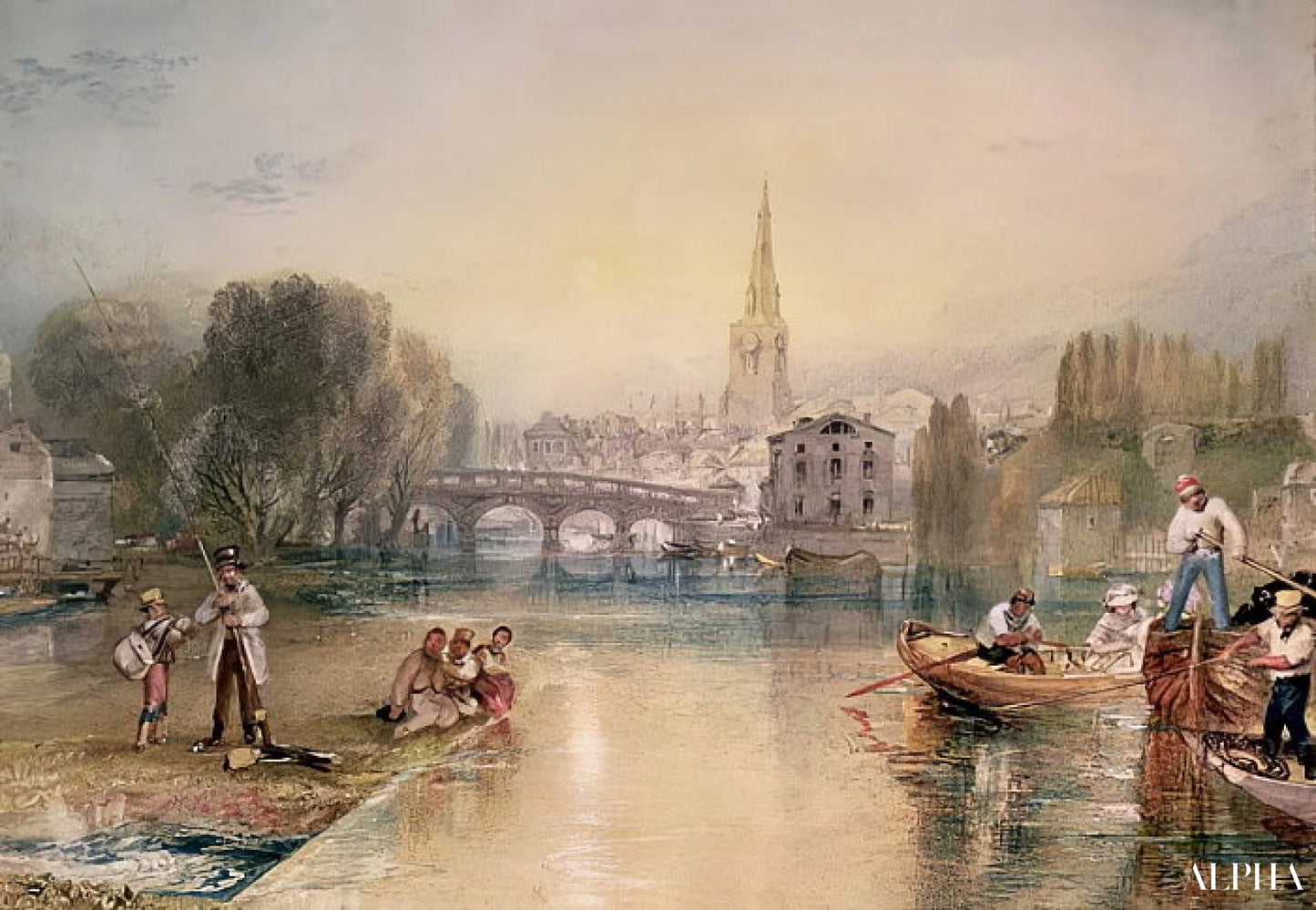 Bedford - William Turner - Reproduksjoner av høykvalitets malerier og bilder