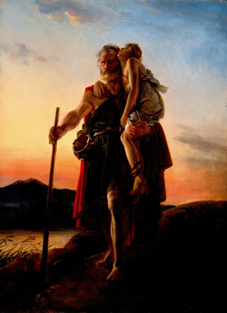 Bélisaire bærer sin guide stukket av en slange - François Gérard

Source:
Bélisaire porte son guide piqué par un serpent - François Gérard