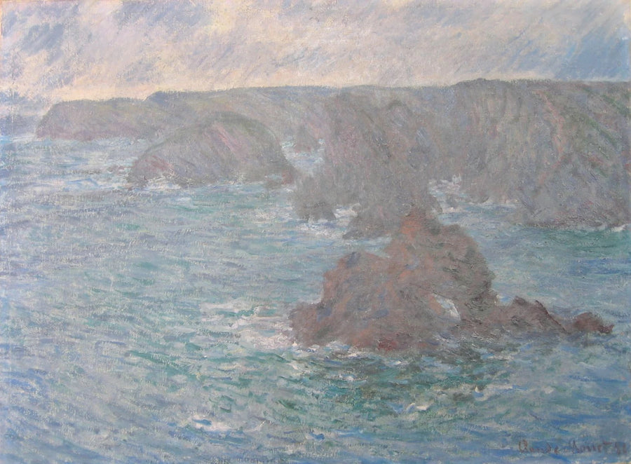 Belle-ITIle-en-Mer W1110 - Claude Monet