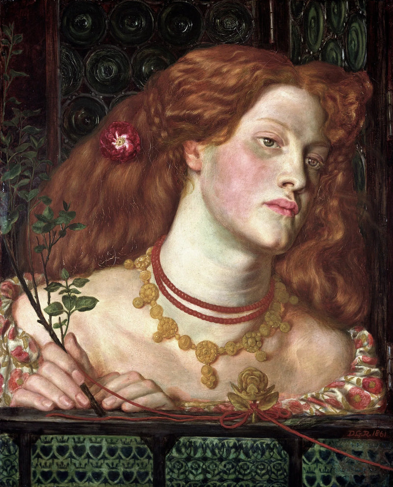 Vakre Rosamund - Dante Gabriel Rossetti