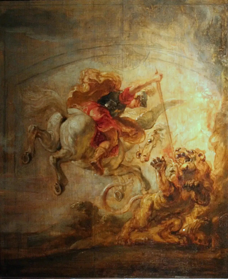 Bellérophon som slår Chimæren - Peter Paul Rubens