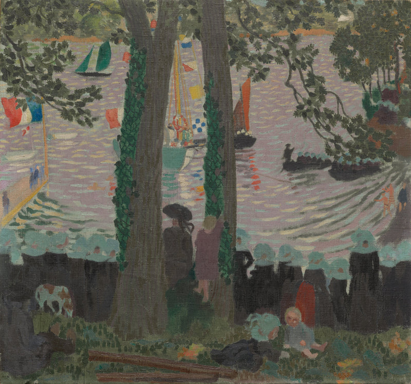 Velsignelse av en yacht på elven Belon - Maurice Denis