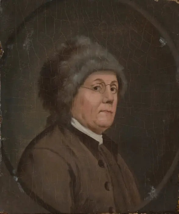 Benjamin Franklin (1706-1790), M.A. (hon.) 1763 - John Trumbull

Source:
Benjamin Franklin (1706-1790), M.A. (hon.) 1763 - John Trumbull