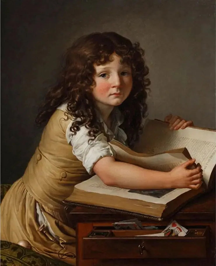 Benoît Agnès Trioson som ser på figurer i en bok - Anne-Louis Girodet

Source:
Benoît Agnès Trioson regardant des figures dans un livre - Anne-Louis Girodet