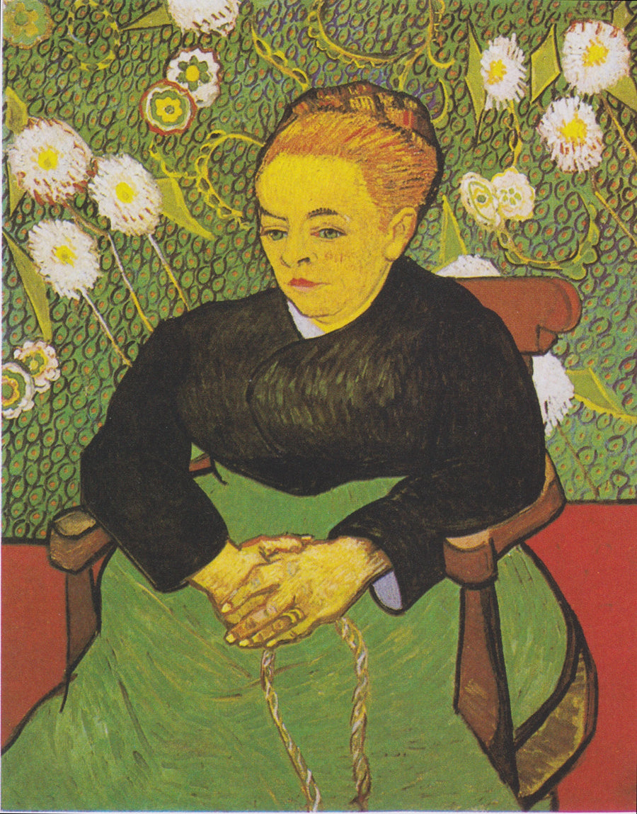 Vuggesang: Madame Augustine Roulin som vugger en vugge (La Berceuse) - Vincent van Gogh