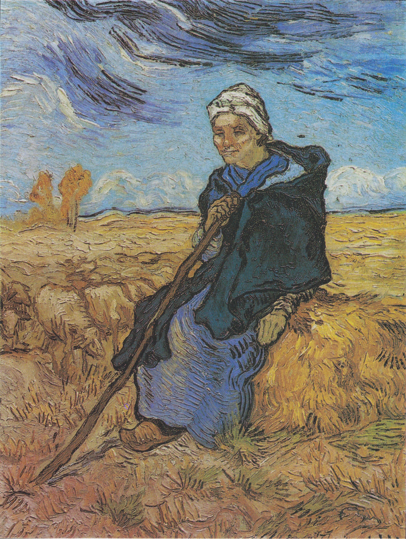 Bergère, La (etter Millet) - Vincent van Gogh