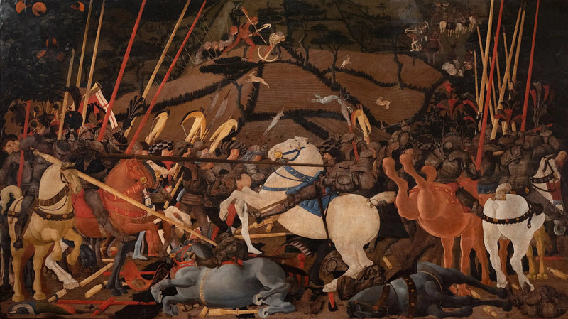 Bernardino della Ciarda avkledd - Paolo Uccello